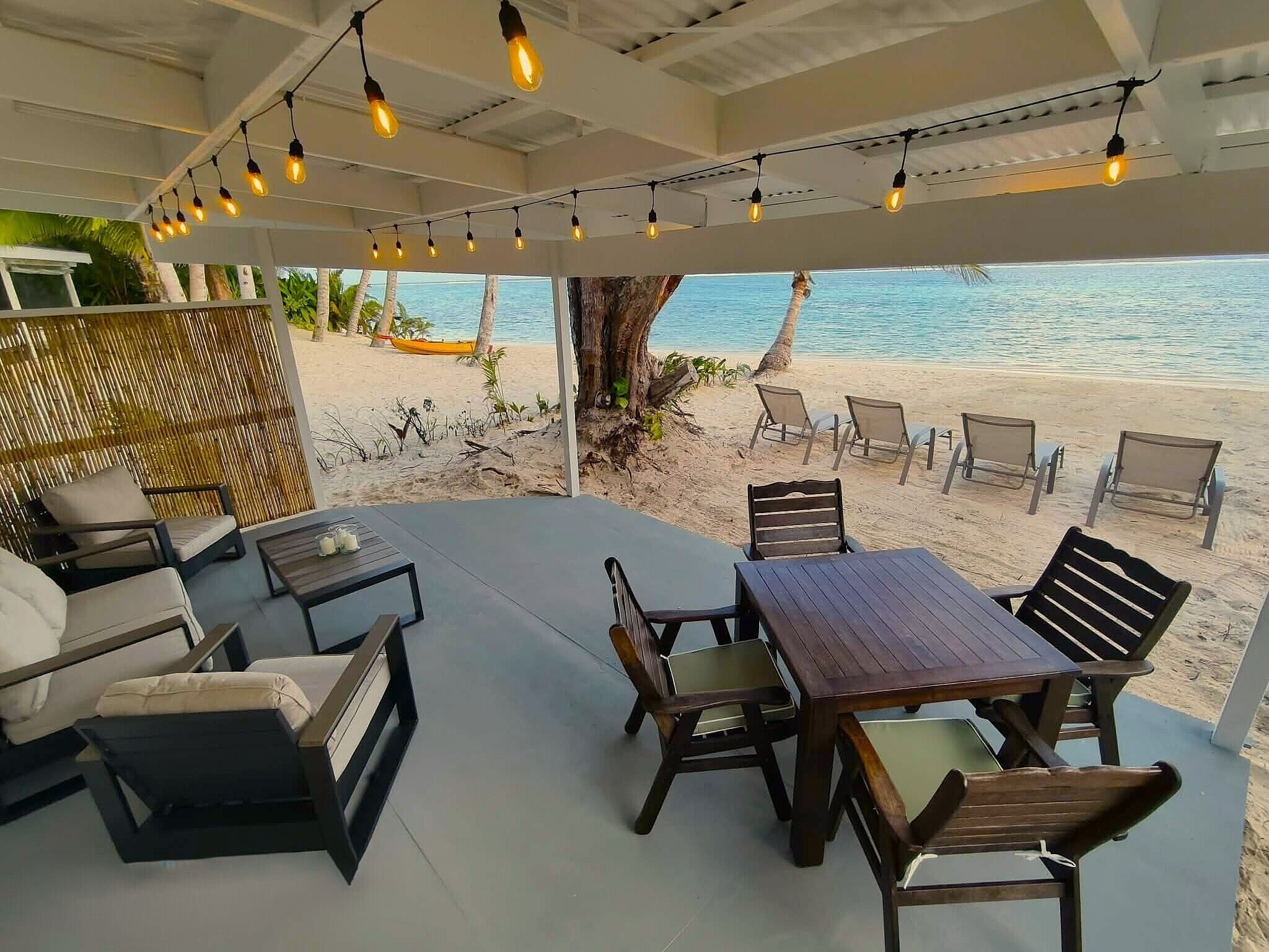 Bangalô família, 2 quartos, vista para a lagoa, de frente para a praia | Vista para praia/oceano