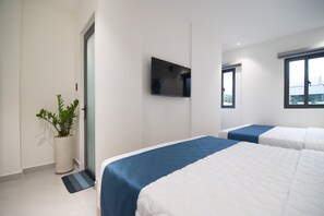 Tvåbäddsrum Deluxe | Skrivbord, ljudisolering och gratis wi-fi