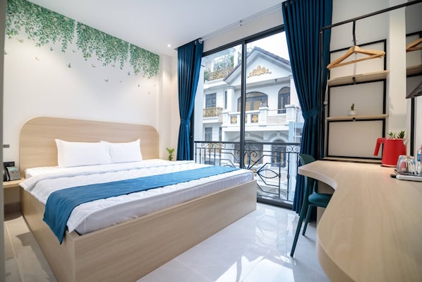 Habitació doble per a ús individual Deluxe | Escriptori i wifi gratuïta