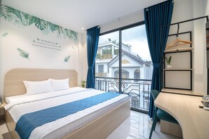 Habitación Deluxe doble de uso individual | Escritorio, sistema de insonorización, wifi gratis