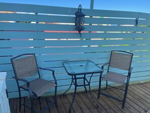 Outdoor dining - Casita Heliconia - Jr. Suite #1 located in  Roseau with lovely pool deck (Roseau)