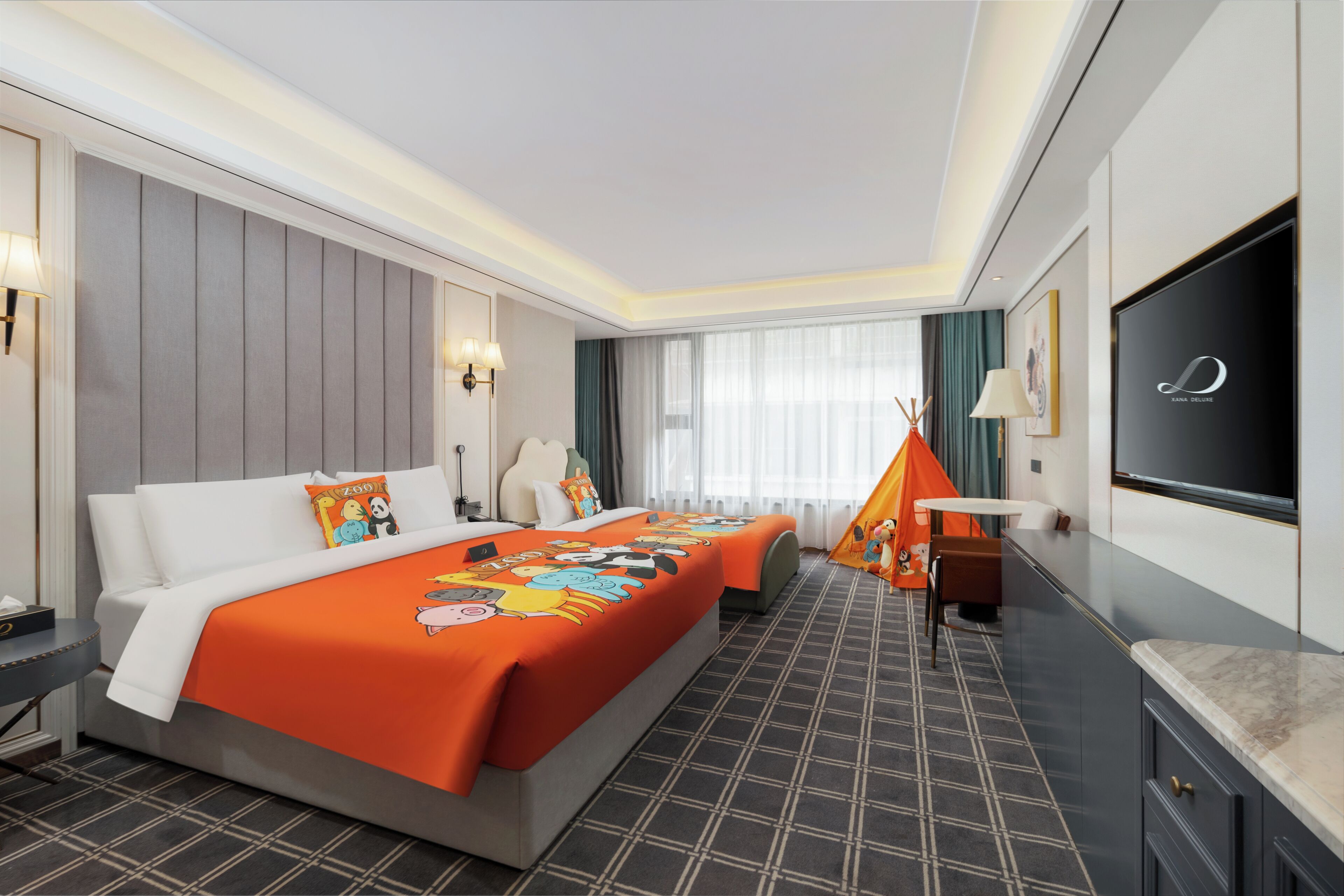 家庭雙床房, 城市景 | 客房景觀