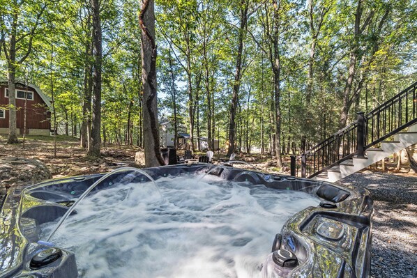 Baignoire à remous extérieure
