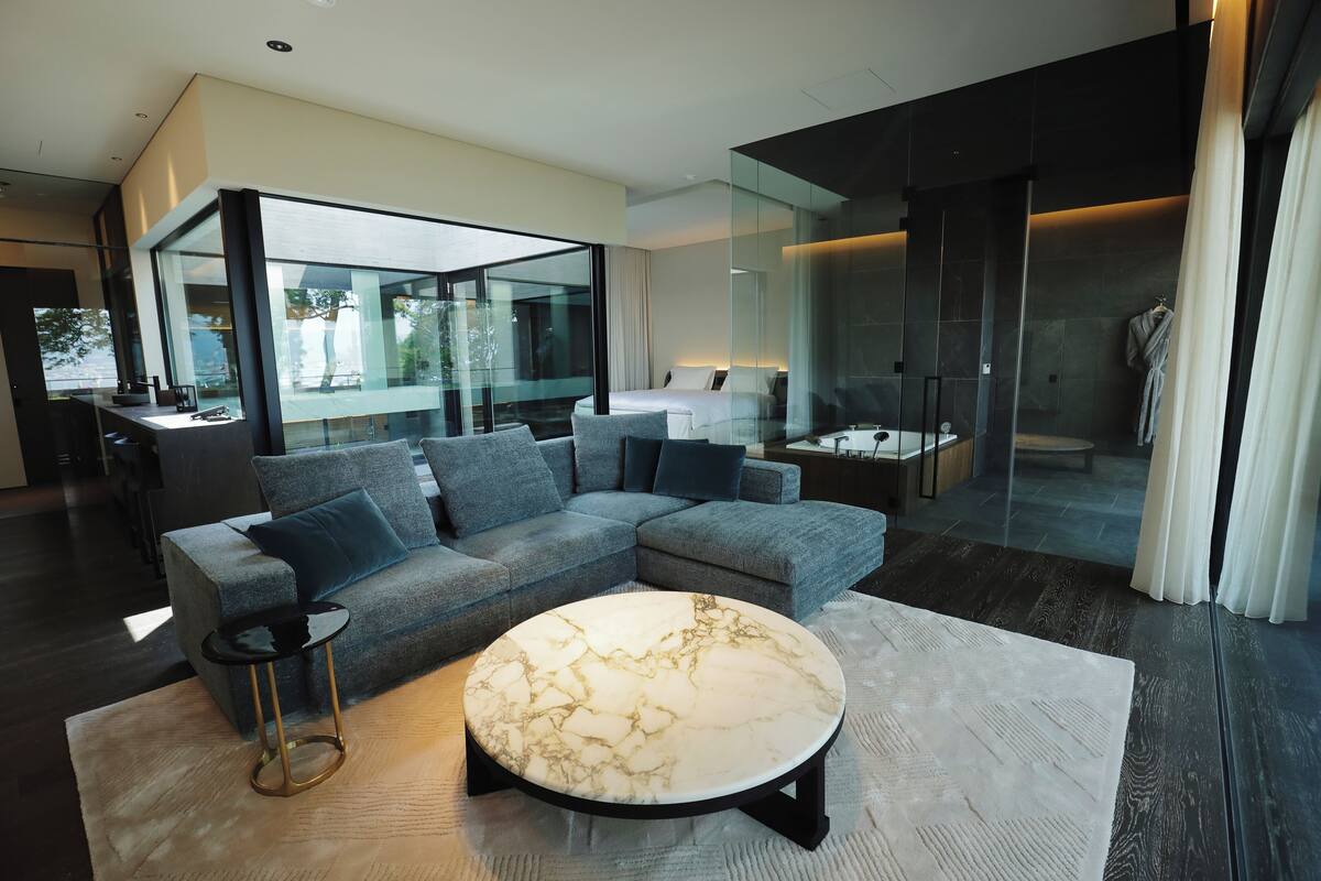 Suite, 1 King Bed, Private Bathroom, Sea View | In-room safe, blackout drapes, free WiFi