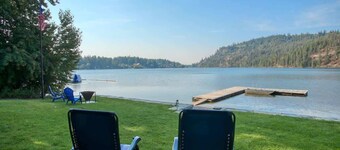 Lakefront Retreat w/ Private Dock & Fire Pit