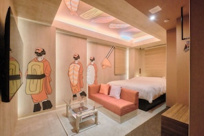 Minibar, in-room safe, individually decorated, soundproofing - Nagoya HOTEL HOQA Hanaironoyu (Nagoya)