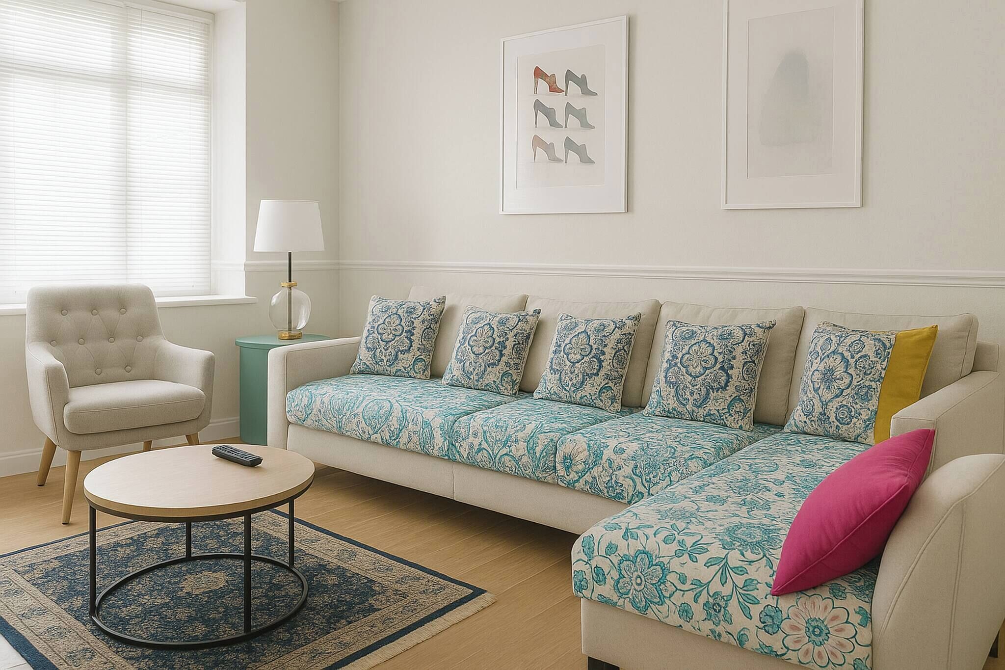 House, 3 Bedrooms | Living room | Flat-screen TV, books