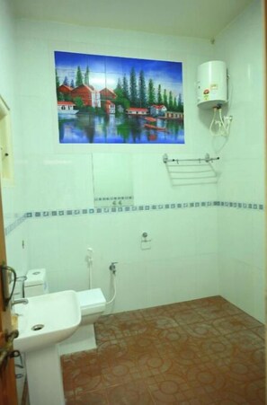 Serviettes fournies, savon, papier toilette