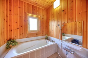 Villa, Terrace, Garden View | Bathroom - First Villa (Yamanakako)