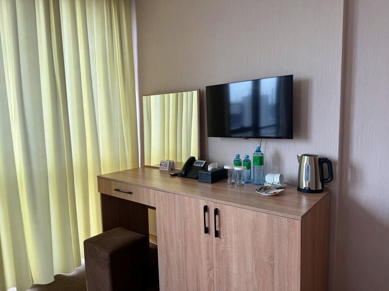 Standard Twin Room, Non Smoking, City View | Desk, soundproofing, iron/ironing board, free WiFi