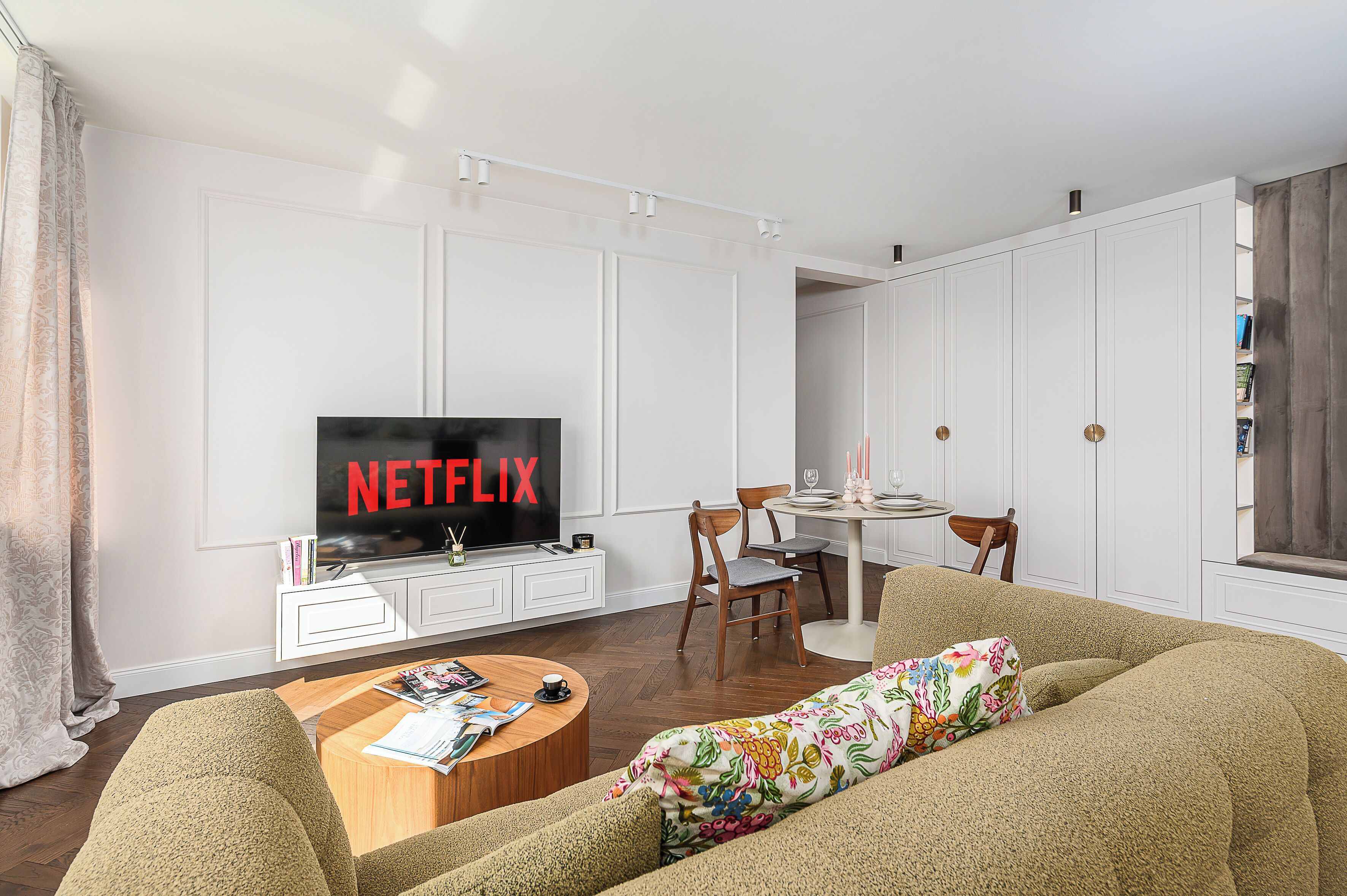 Blackout curtains, iron/ironing board, cots/infant beds, travel cot