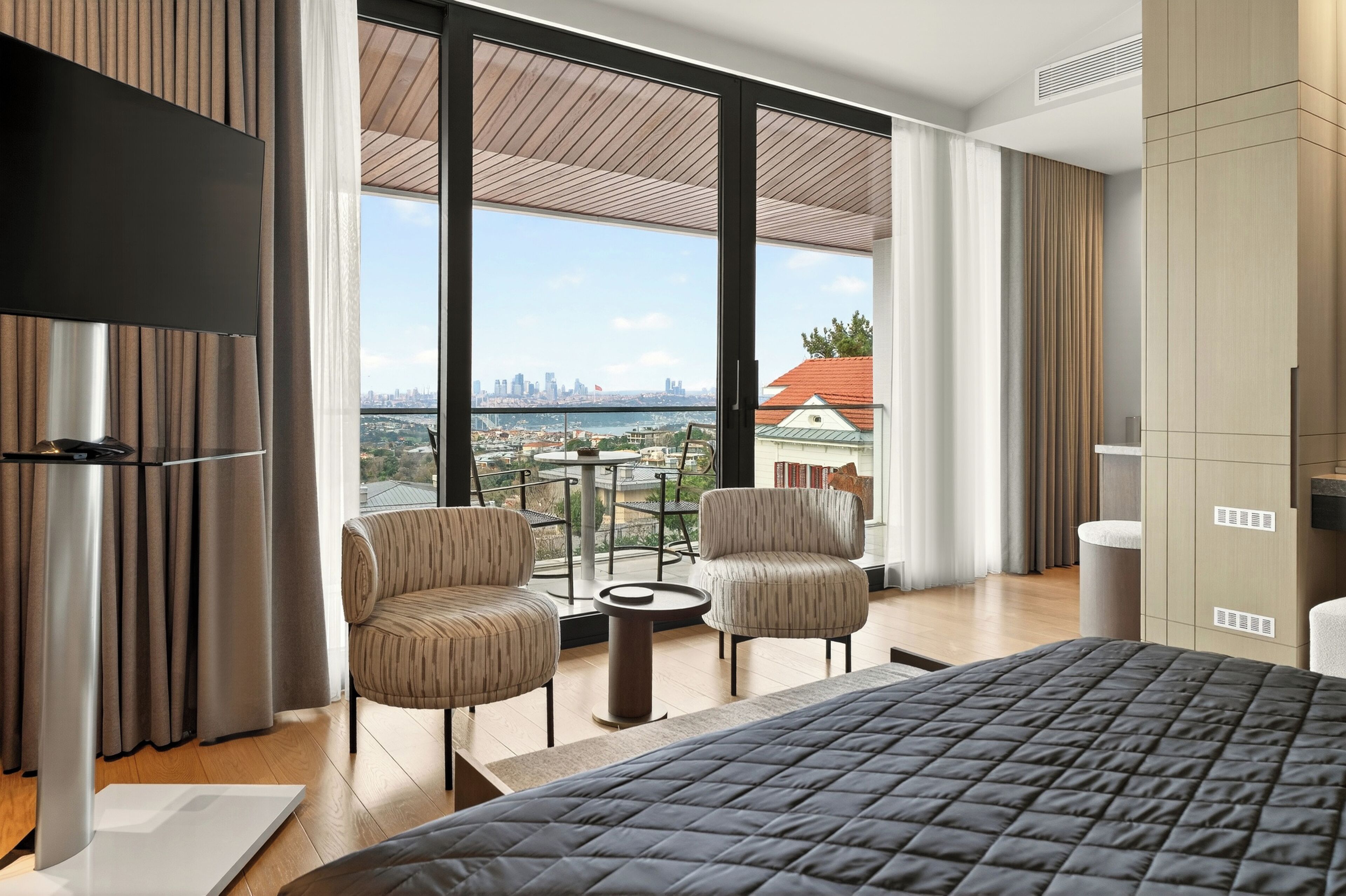 Elite-Zimmer, Meerblick | Blick auf die Stadt