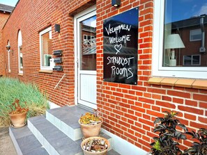 Voorkant van accommodatie