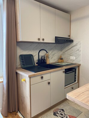 Microwave, oven, stovetop