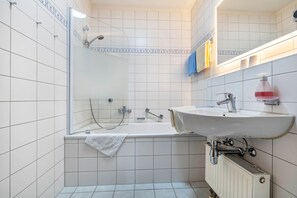Shower, hair dryer