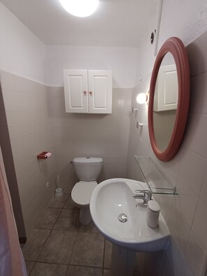 淋浴设施、吹风机、毛巾、肥皂