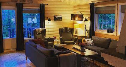 Mountain Lodge With Sauna, by Damtjernet