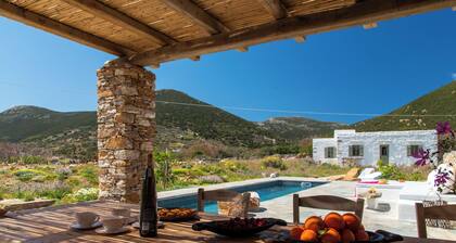 Themonies, a collection of converted traditional Cycladic barns.