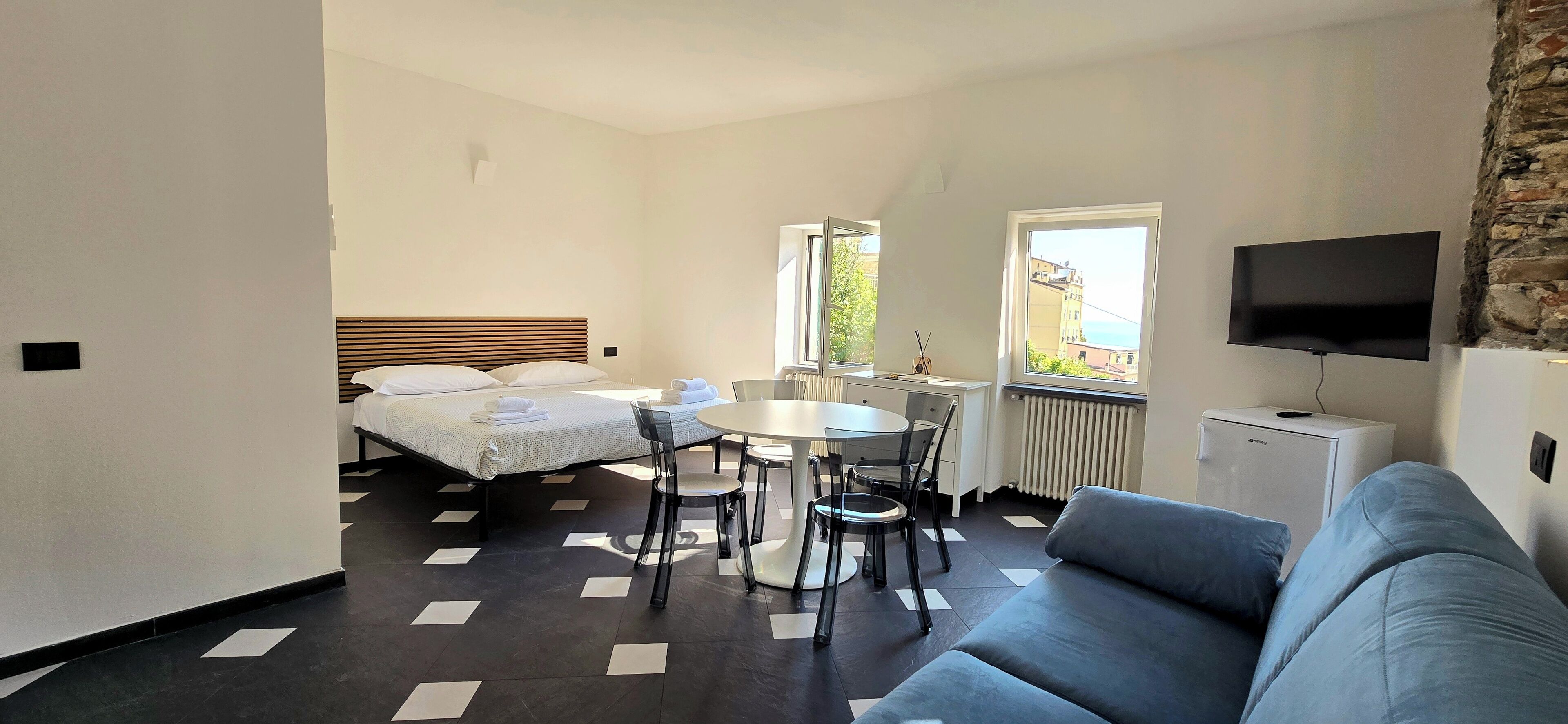 Penthouse Luxe, vue mer | Coin séjour