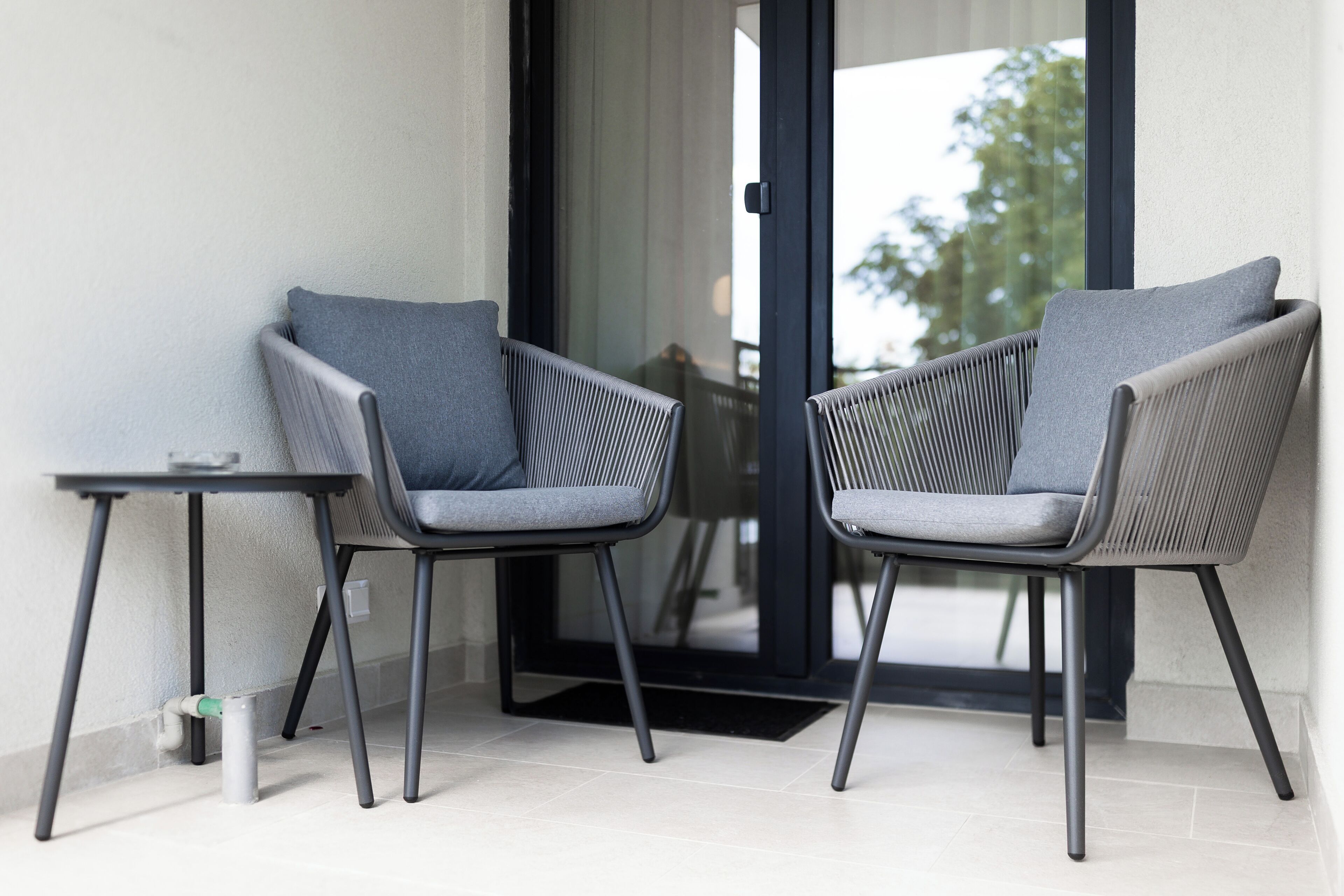 Deluxe-Apartment, Balkon, Stadtblick | Balkon