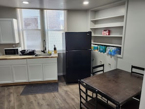 Microwave, oven, stovetop