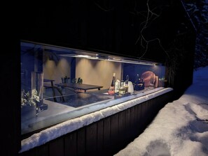 Ferienhütte, 2 Schlafzimmer, Balkon, Bergblick | Innenbereich