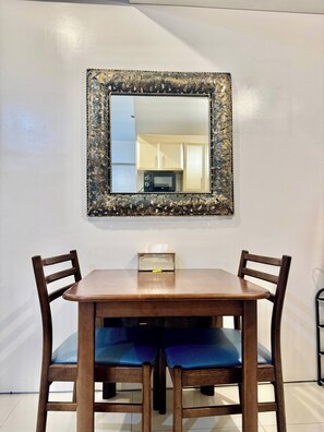 Condo, 1 Bedroom, Accessible, Smoking | Dining room - Newport Stay Walk to Naia T3 (Pasay)