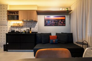 Laptop workspace, free WiFi