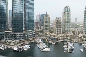 Luxury Apartment, 2 Bedrooms, Balcony, Marina View | Balcony view