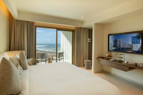 Chambre Deluxe, 1 trÚs grand lit, vue océan