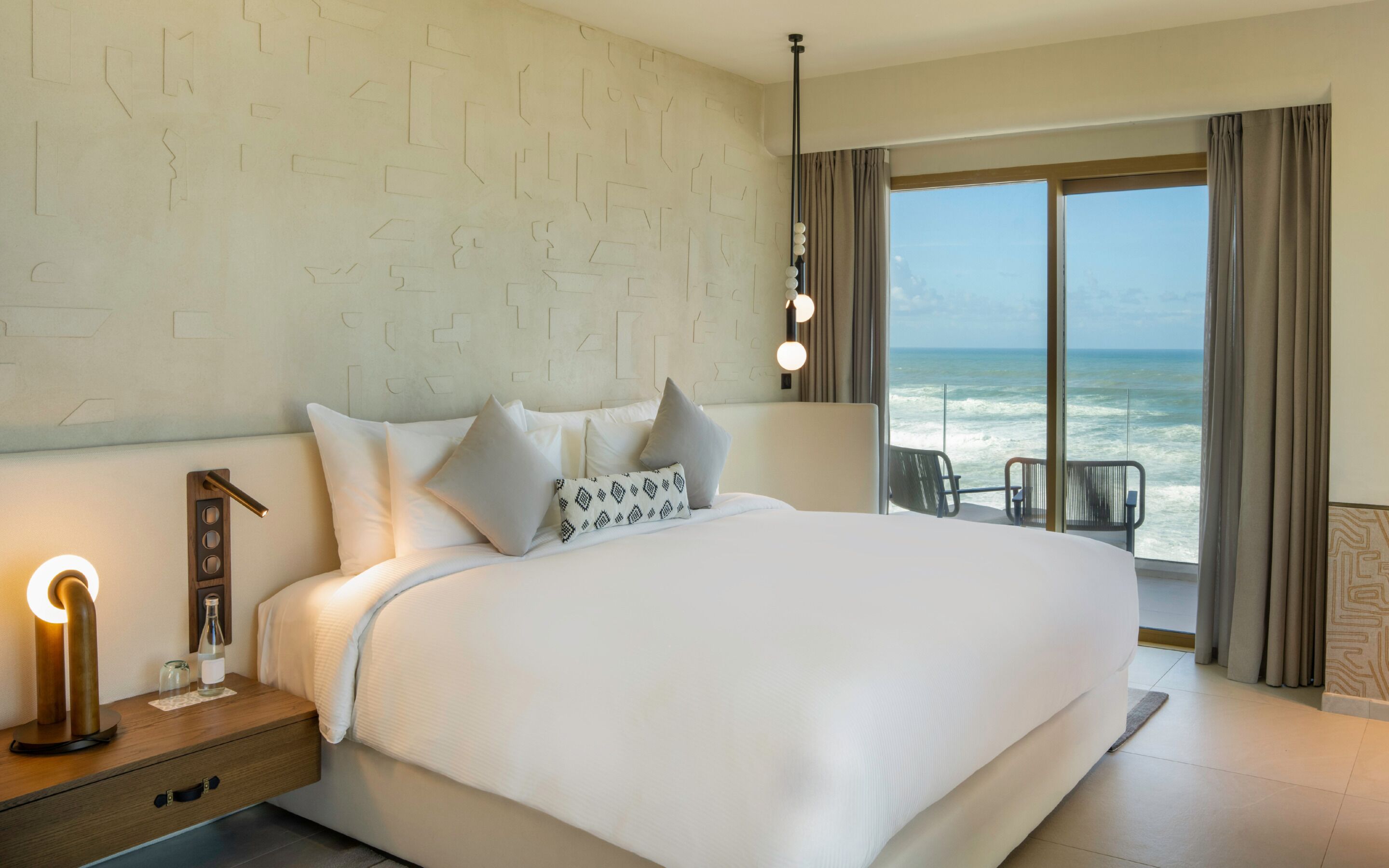 Presidential Suite, Ocean View | Premium bedding, minibar, desk, laptop workspace