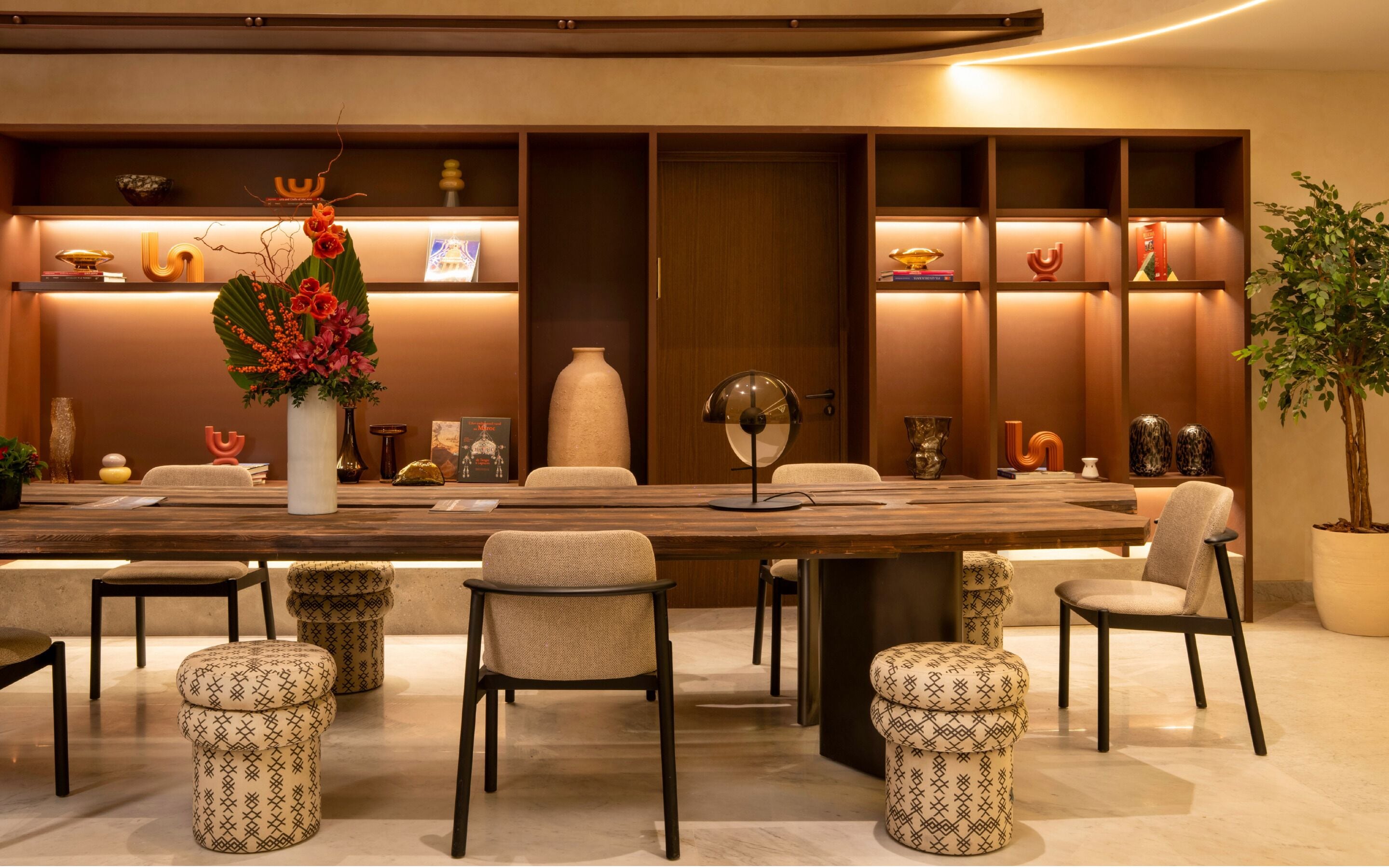 Coin salon dans le hall