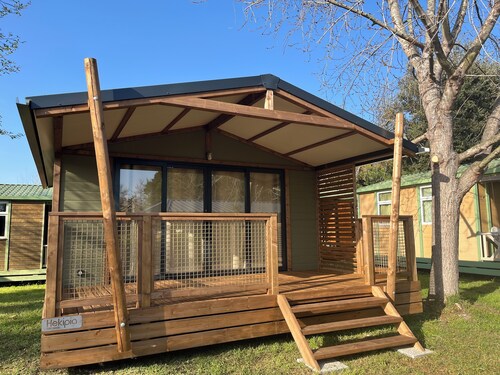 Riveu corse dans un  parc tranquille à 600 m d une magnifique plage