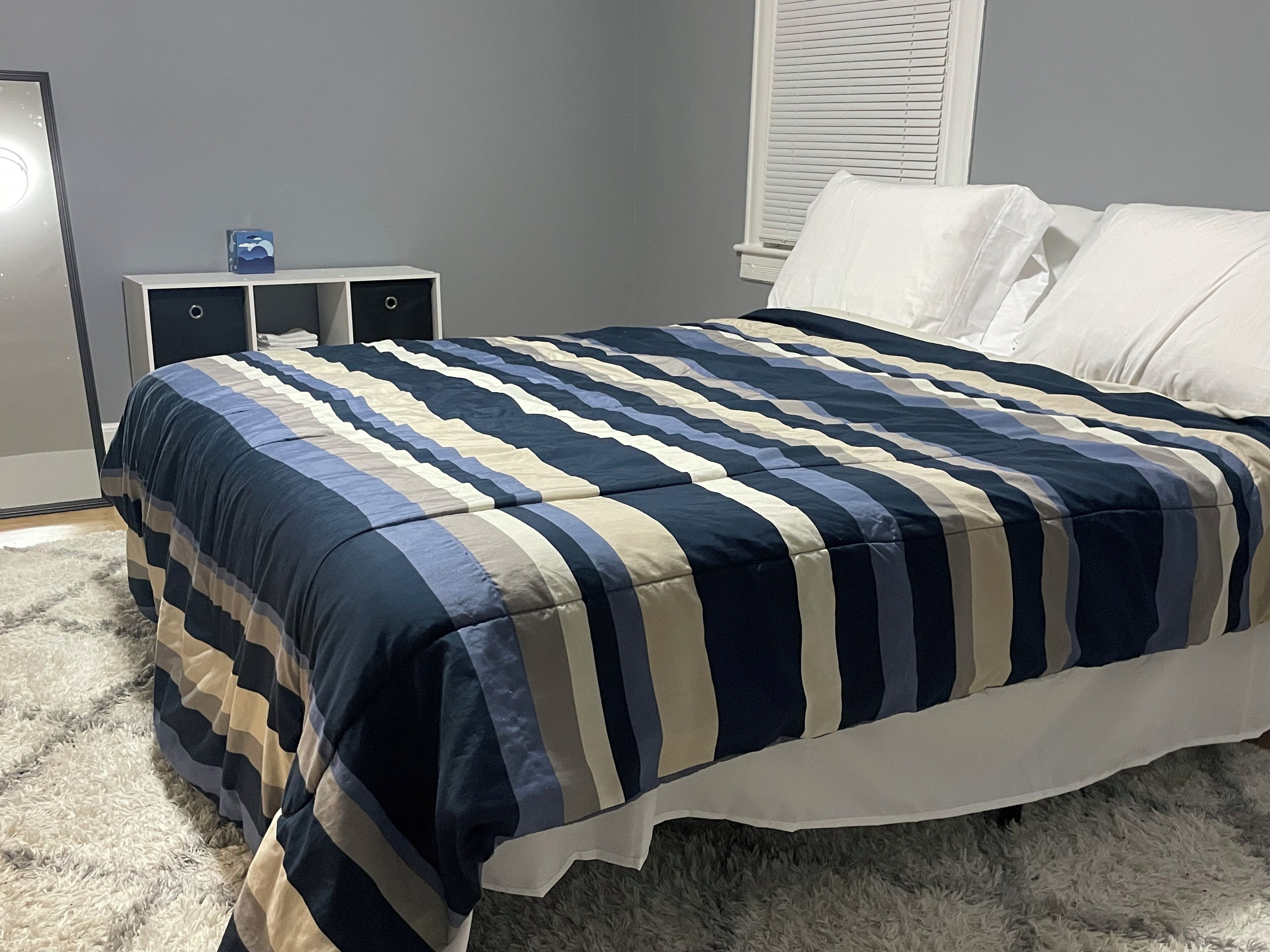 3 bedrooms, iron/ironing board, free WiFi, bed sheets