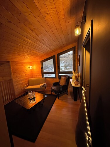 Architect-designed chalet, panoramic view & Nordic bath - Allos (04260) - 1700m