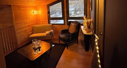 Chalet d'architecte, vue panoramique & bain nordique - Allos (04260) - 1700m