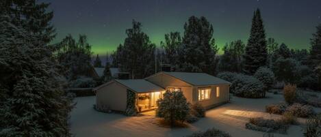 Majoituspaikan julkisivu