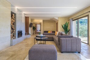 Apartment, 3 Bedrooms, Kitchen, Mountain View | Living room