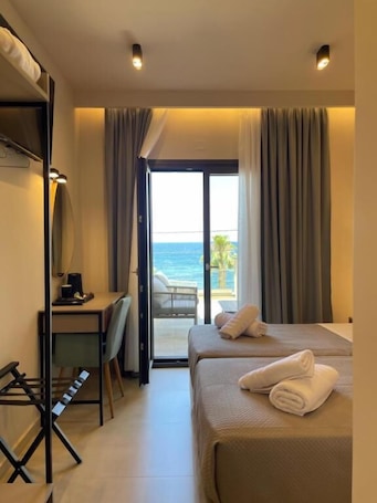 In-room safe, desk, free WiFi. Akti Vigla Premium