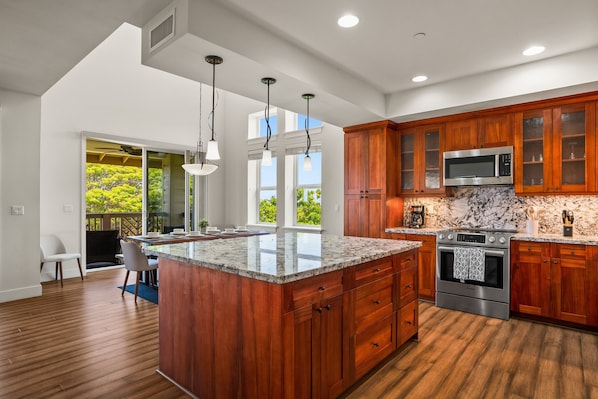 Condo, 3 habitaciones | Cocina privada | Refrigerador, horno, cafetera y tetera y tostadora