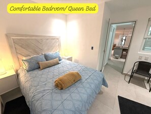 3 bedrooms, iron/ironing board, WiFi, bed sheets