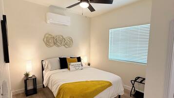 2 bedrooms, iron/ironing board, travel crib, free WiFi