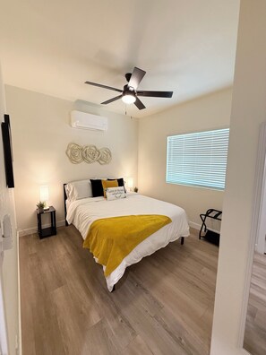 2 bedrooms, iron/ironing board, travel crib, free WiFi