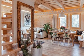 Domek 1 typu Deluxe z widokiem na góry | Living area