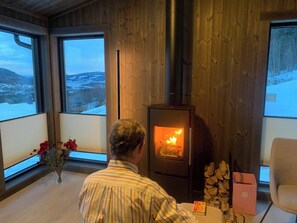 Cabin, 3 Bedrooms, Terrace, Garden View | Interior - Holiday Home With View at Norefjell (Krodsherad)