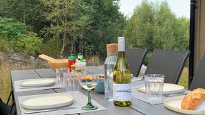 Cabin, 3 Bedrooms, Terrace, Garden View | Outdoor dining - Holiday Home With View at Norefjell (Krodsherad)