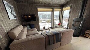 Living area - Holiday Home With View at Norefjell (Krodsherad)