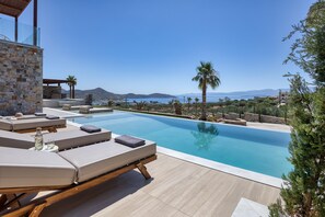 Pool - Sun Soaked Hillside Retreat (Elounda)