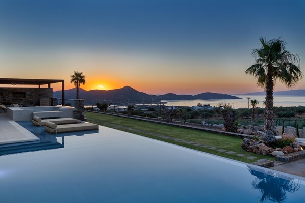 Pool - Sun Soaked Hillside Retreat (Elounda)