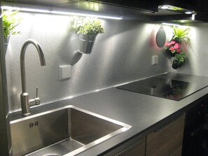 Shared Dormitory, 1 Bedroom, Accessible, Balcony | Private kitchen